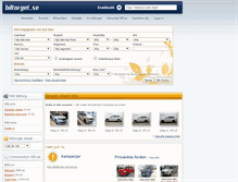 Tablet Screenshot of biltorget.se